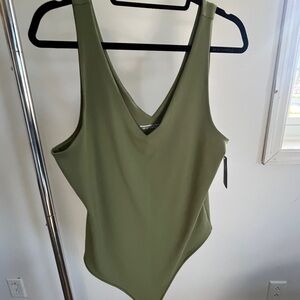 Abercrombie & Fitch Olive Bodysuit